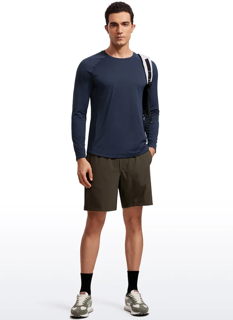 Lightweight Rounded Scallop Bottom Long Sleeves