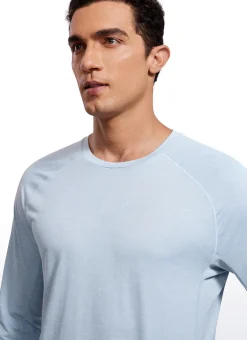 Lightweight Rounded Scallop Bottom Long Sleeves