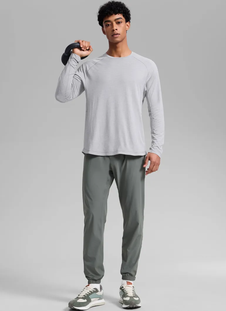 Lightweight Rounded Scallop Bottom Long Sleeves