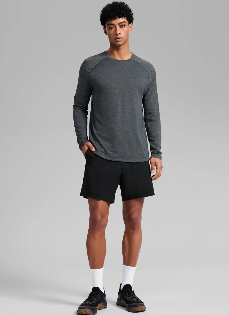 Lightweight Rounded Scallop Bottom Long Sleeves