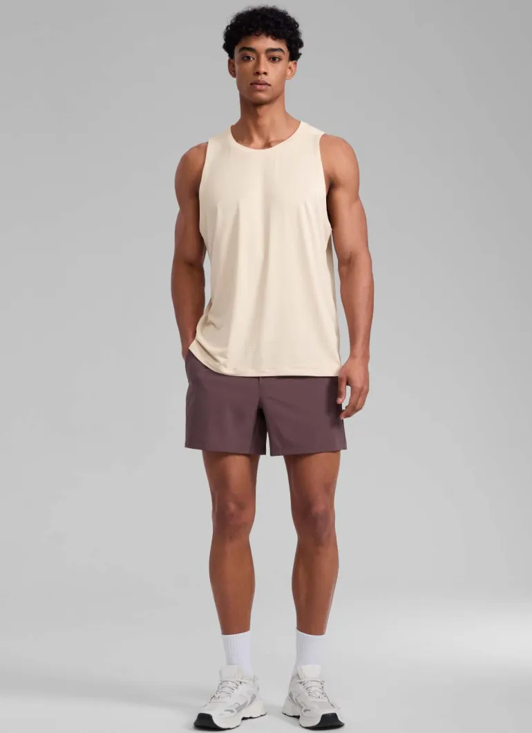 Lightweight Side Slits Narrow Shoulder Tank