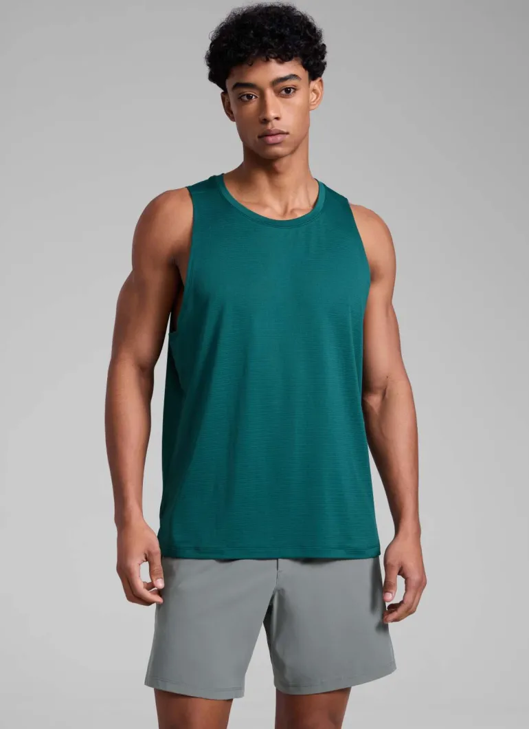 Lightweight Side Slits Narrow Shoulder Tank