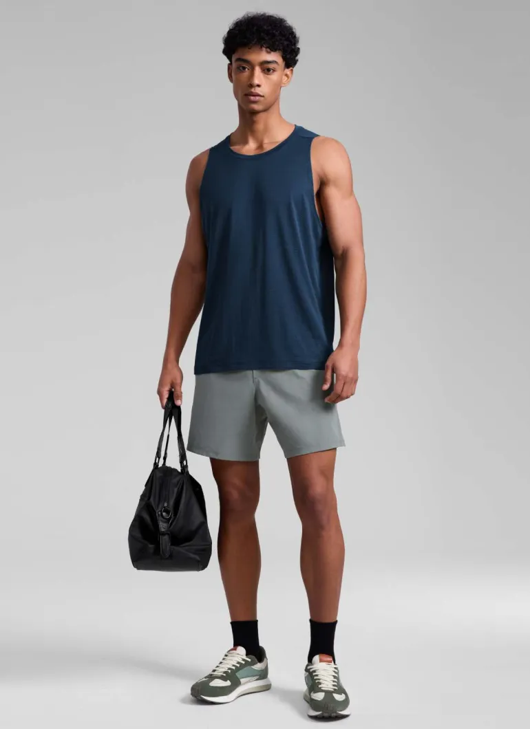 Lightweight Side Slits Narrow Shoulder Tank