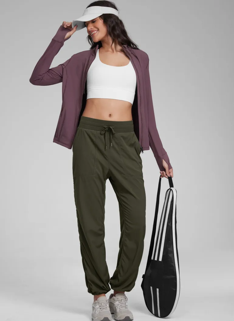 Lightweight Straight Leg Workout Pocket Pant 28"