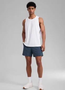 Lightweight Stretchy Athletic Workout Shorts with Zipper Pocket 5''