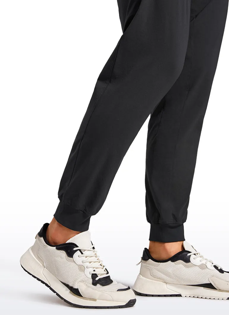 Lightweight Water Resistant Athletic Joggers with Zip Pockets 31"