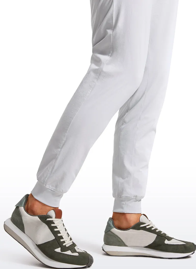 Lightweight Water Resistant Athletic Joggers with Zip Pockets 31"