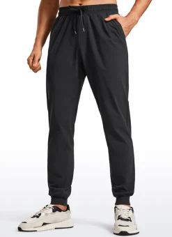 Lightweight Water Resistant Athletic Joggers with Zip Pockets 31