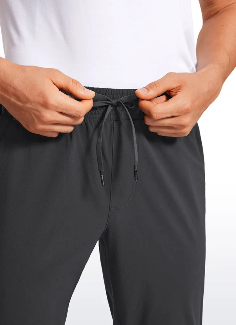 Lightweight Water Resistant Athletic Joggers with Zip Pockets 31"