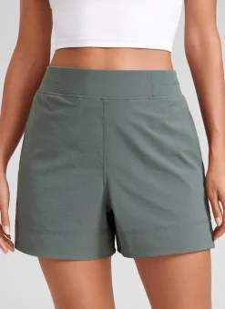 Linerless High Rise V Slit Pocket Shorts 4