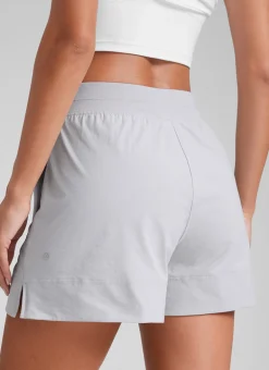 Linerless High Rise V Slit Pocket Shorts 4