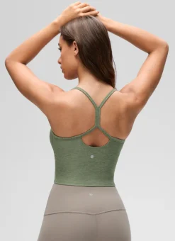 Low Cut U Neck Y Back Shelf Bra Tank