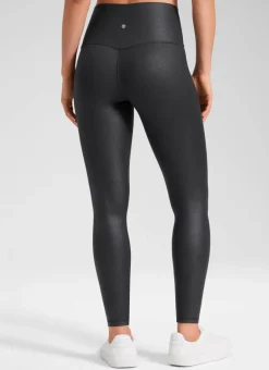 Matte Faux Leather Legging 28''