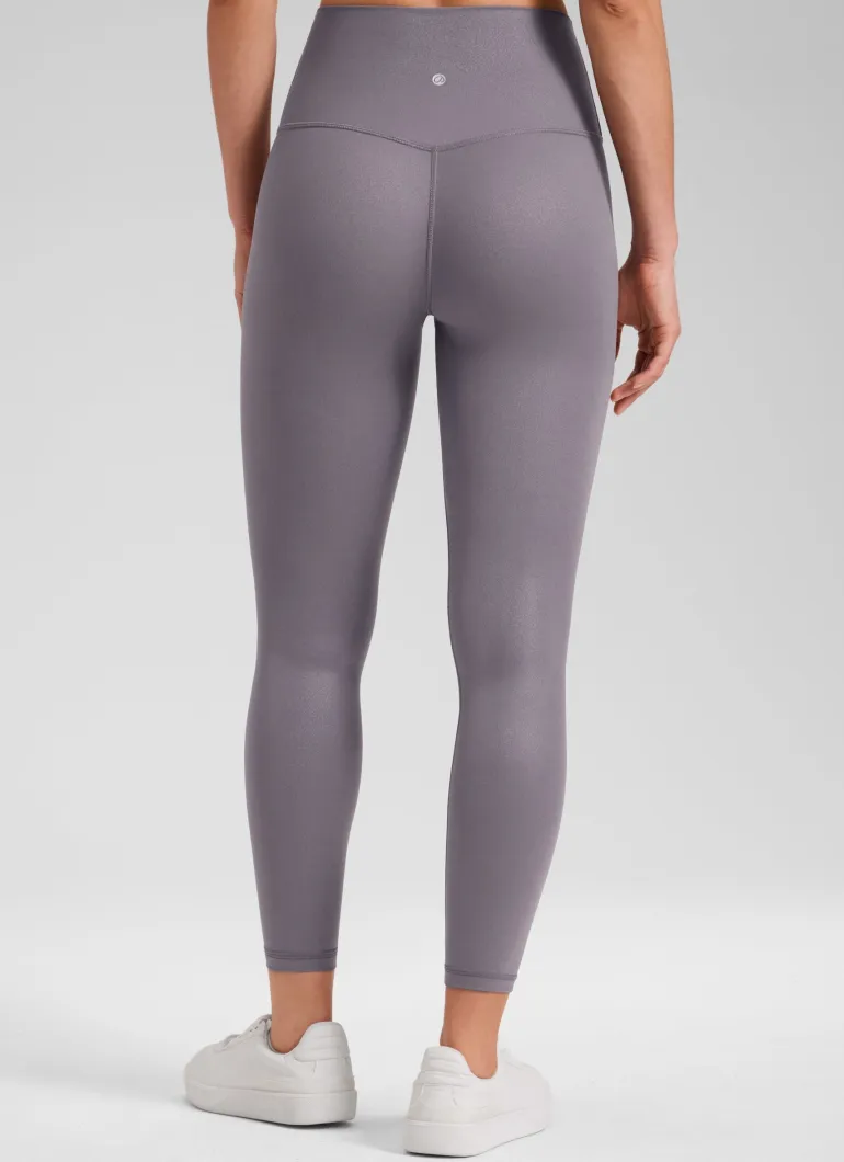 Matte Faux Leather Legging 25''