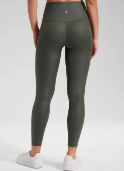 Matte Faux Leather Legging 25''