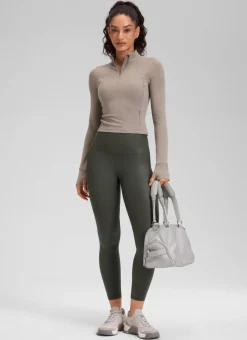 Matte Faux Leather Legging 25''