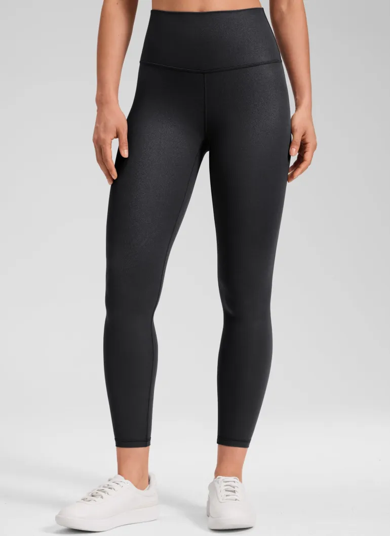 Matte Faux Leather Legging 25''