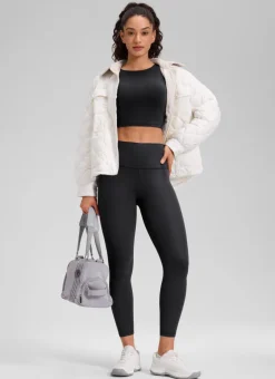Matte Faux Leather Legging 25''