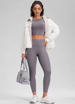 Matte Faux Leather Legging 25''