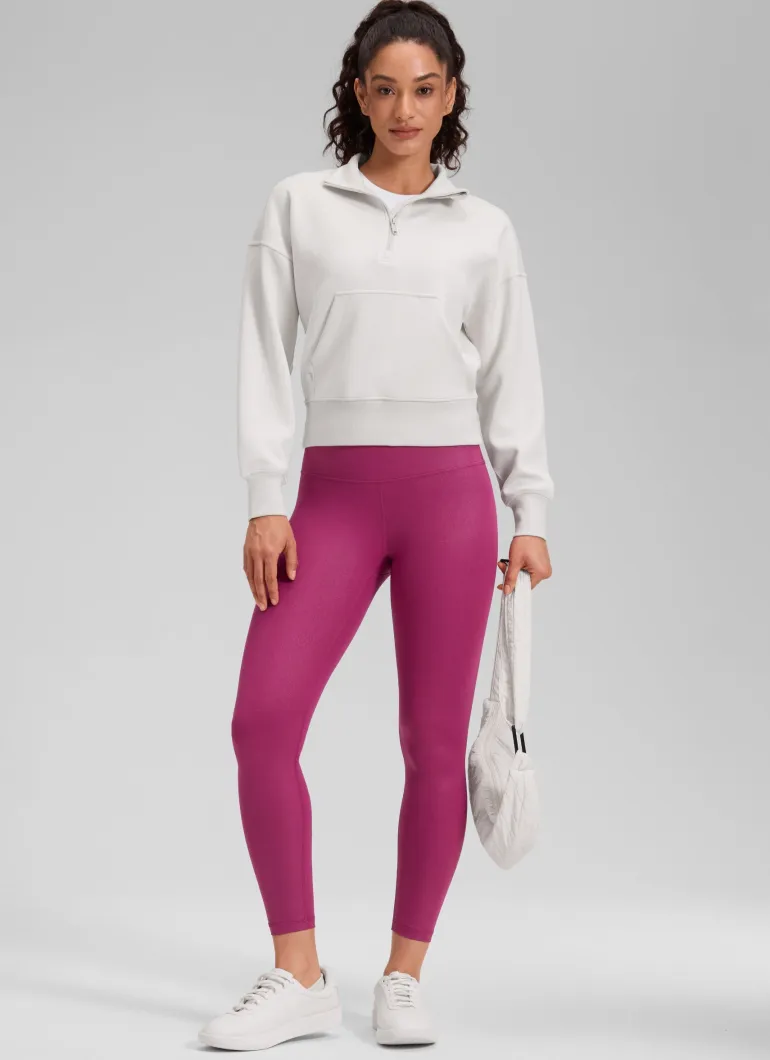 Matte Faux Leather Legging 25''