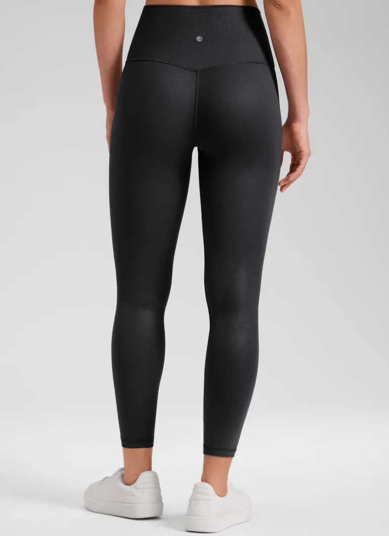 Matte Faux Leather Legging 25''