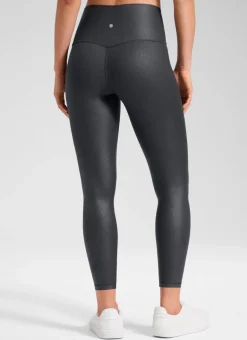 Matte Faux Leather Legging 25''