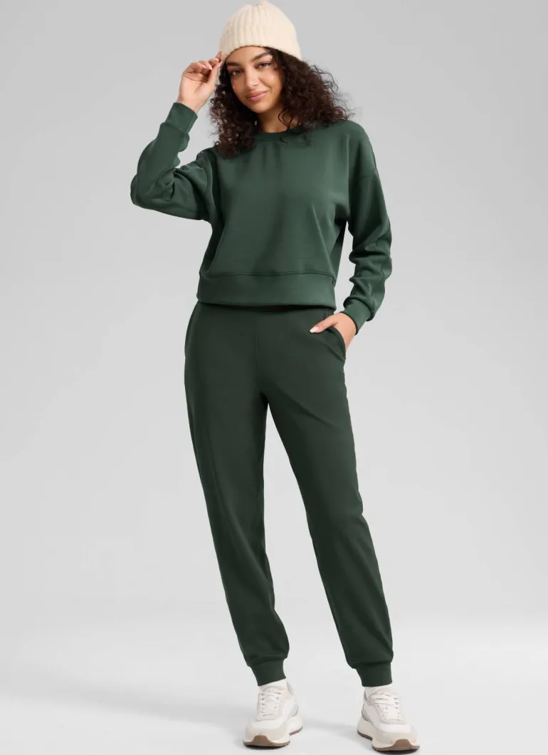 Matte Thermal Fleece Lined Jogger 27.5"