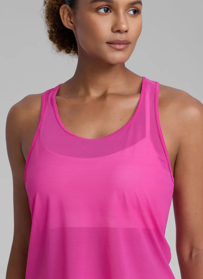 Mesh Relaxed Fit Workout Breathable Tank