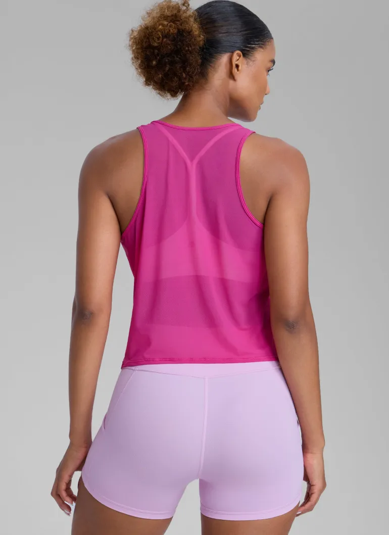 Mesh Relaxed Fit Workout Breathable Tank