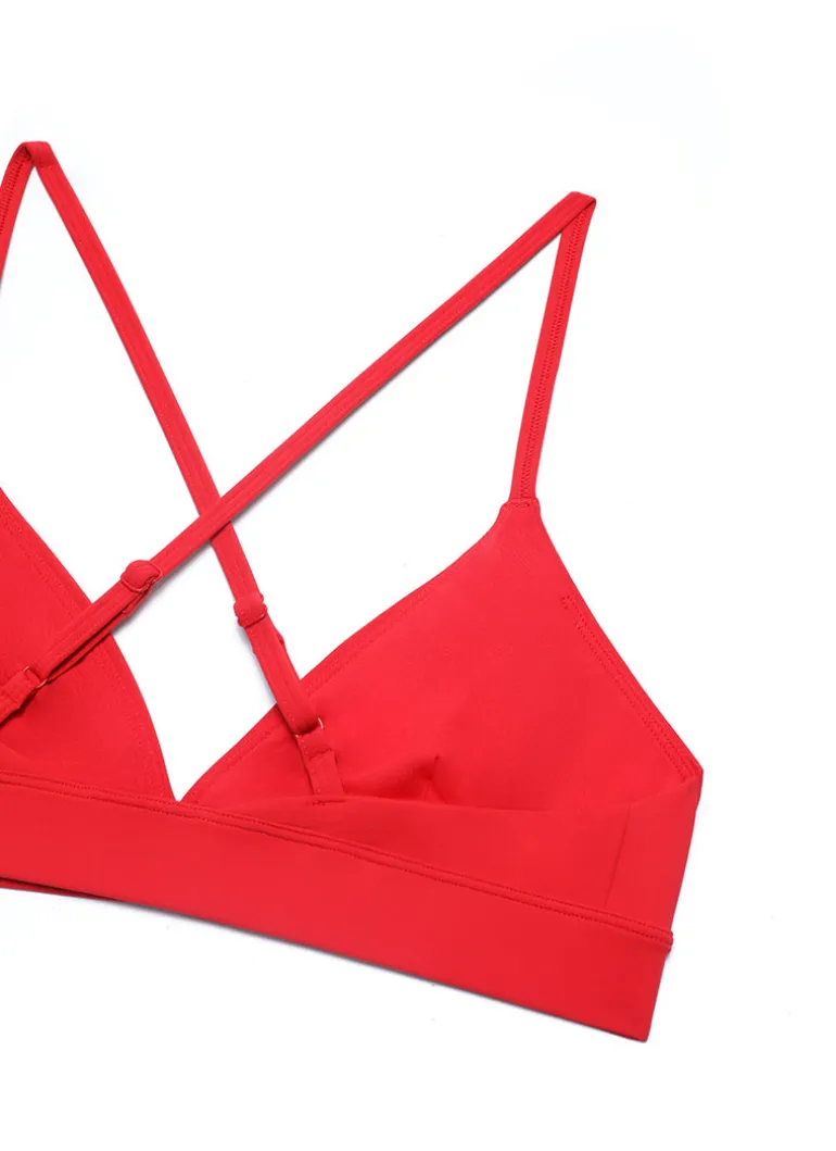 Nakedfeel Double Lined Triangle Strappy Sports Bra