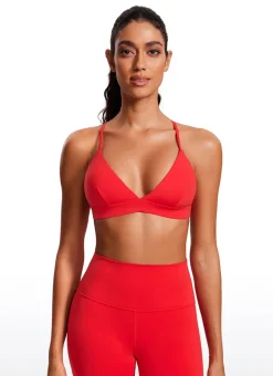 Nakedfeel Double Lined Triangle Strappy Sports Bra