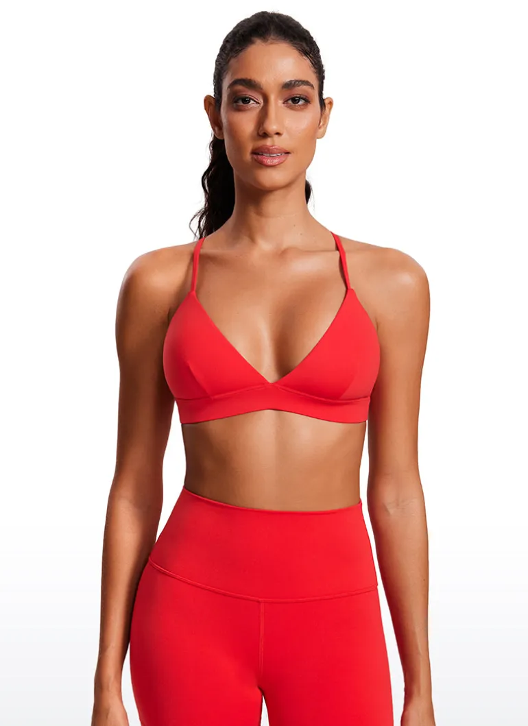 Nakedfeel Double Lined Triangle Strappy Sports Bra
