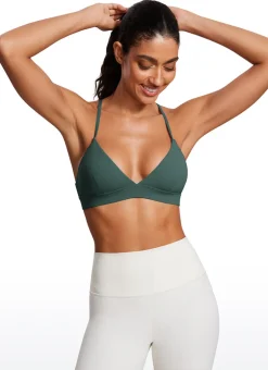 Nakedfeel Double Lined Triangle Strappy Sports Bra