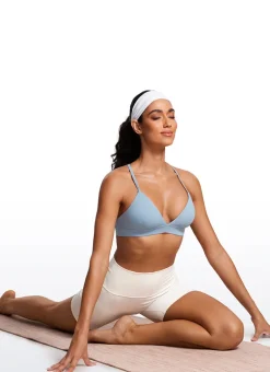 Nakedfeel Double Lined Triangle Strappy Sports Bra