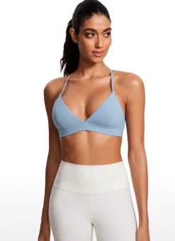 Nakedfeel Double Lined Triangle Strappy Sports Bra
