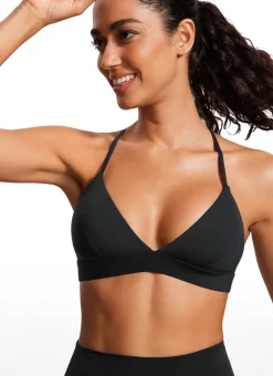 Nakedfeel Double Lined Triangle Strappy Sports Bra