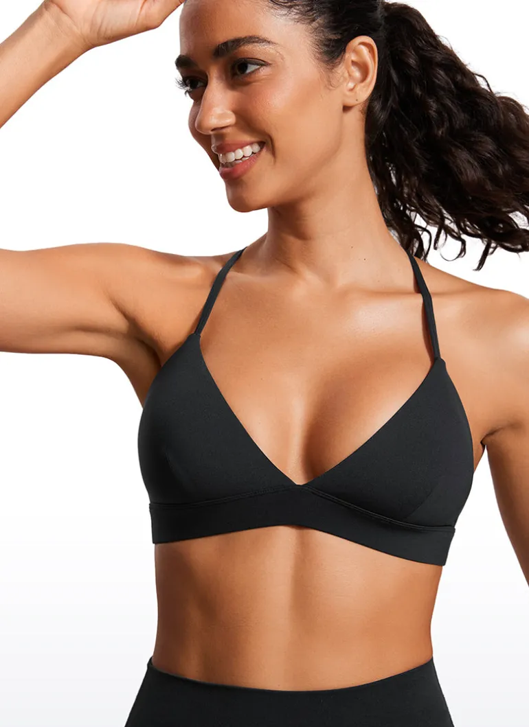 Nakedfeel Double Lined Triangle Strappy Sports Bra
