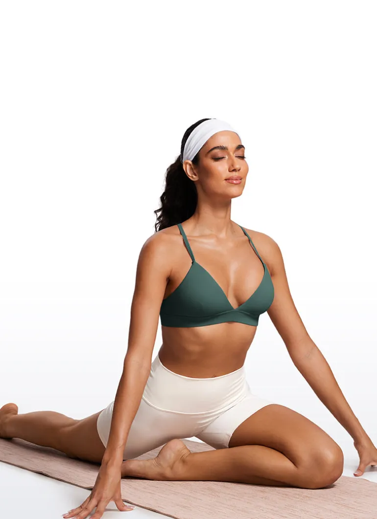 Nakedfeel Double Lined Triangle Strappy Sports Bra