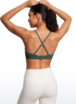 Nakedfeel Double Lined Triangle Strappy Sports Bra