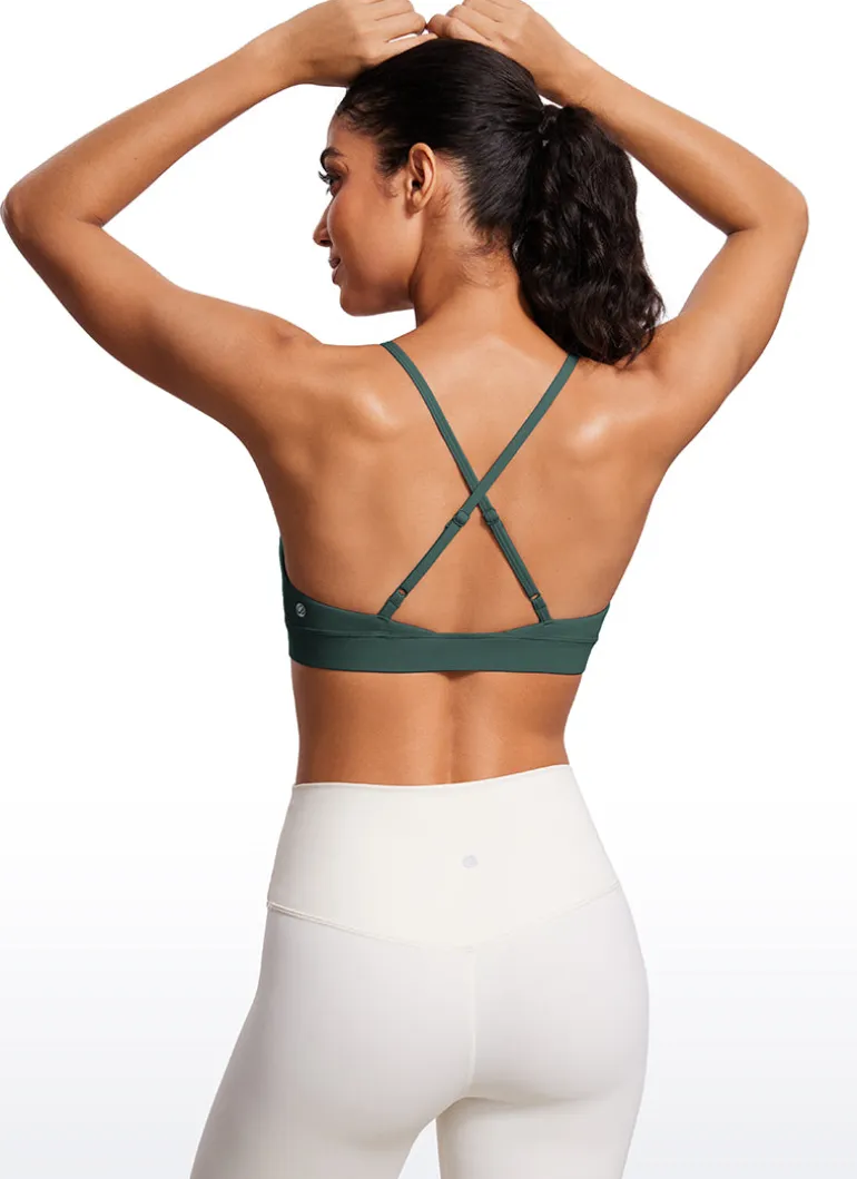 Nakedfeel Double Lined Triangle Strappy Sports Bra