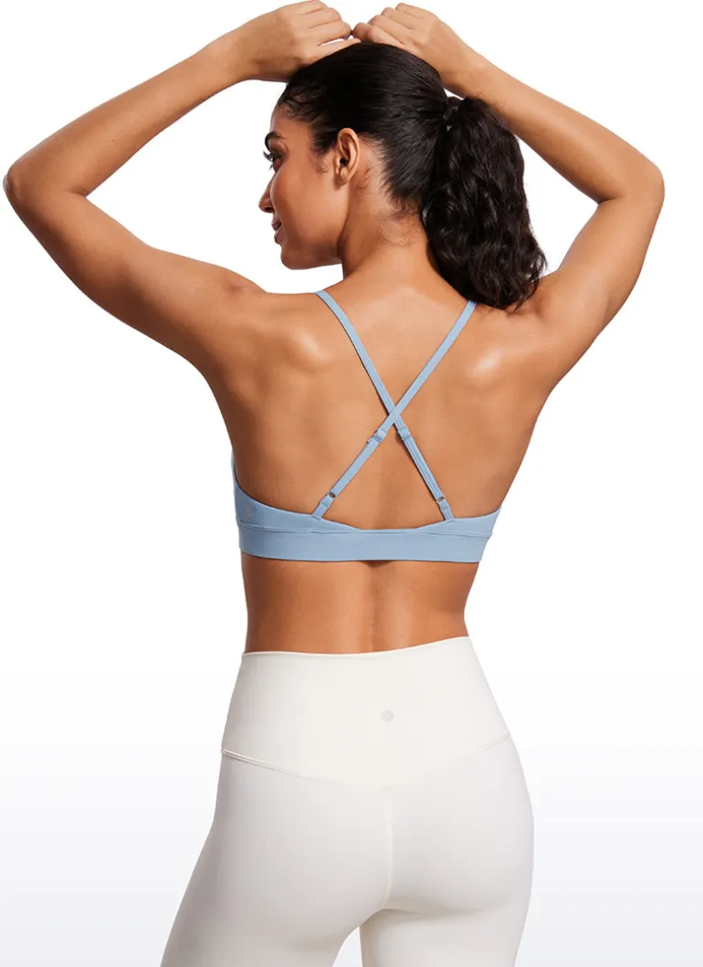 Nakedfeel Double Lined Triangle Strappy Sports Bra