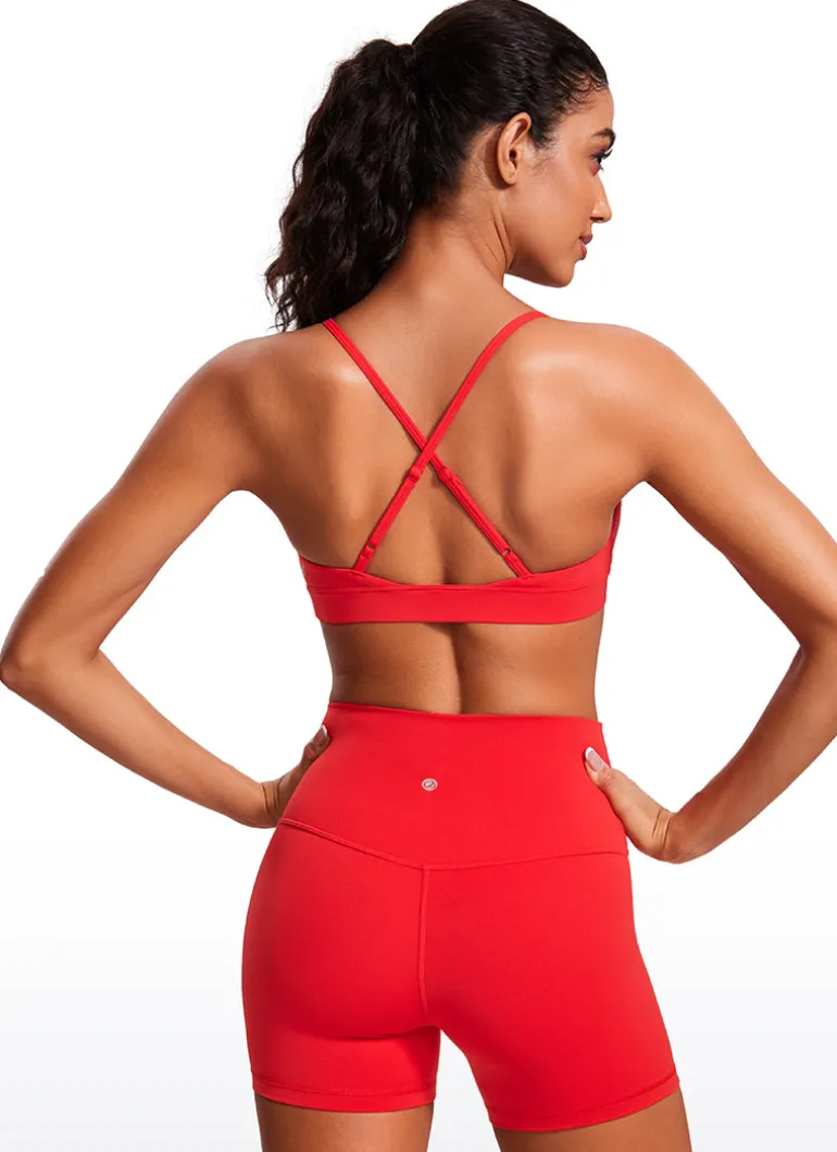 Nakedfeel Double Lined Triangle Strappy Sports Bra