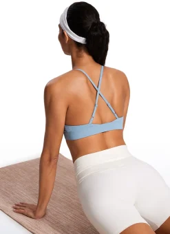 Nakedfeel Double Lined Triangle Strappy Sports Bra
