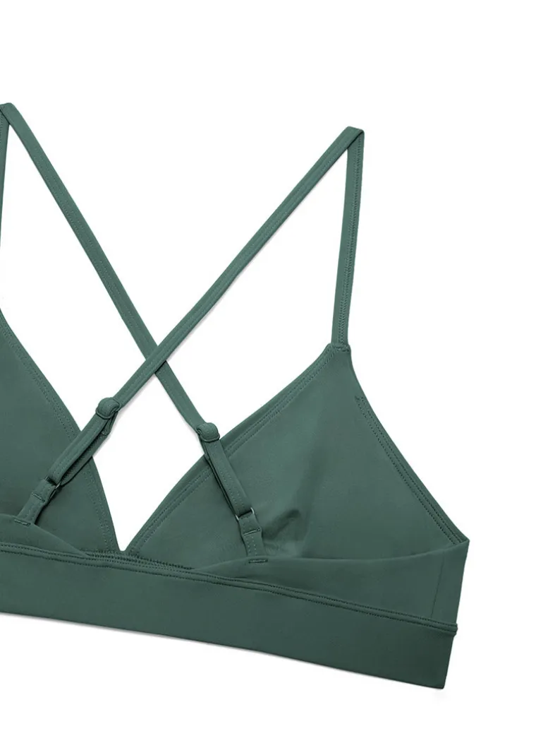 Nakedfeel Double Lined Triangle Strappy Sports Bra