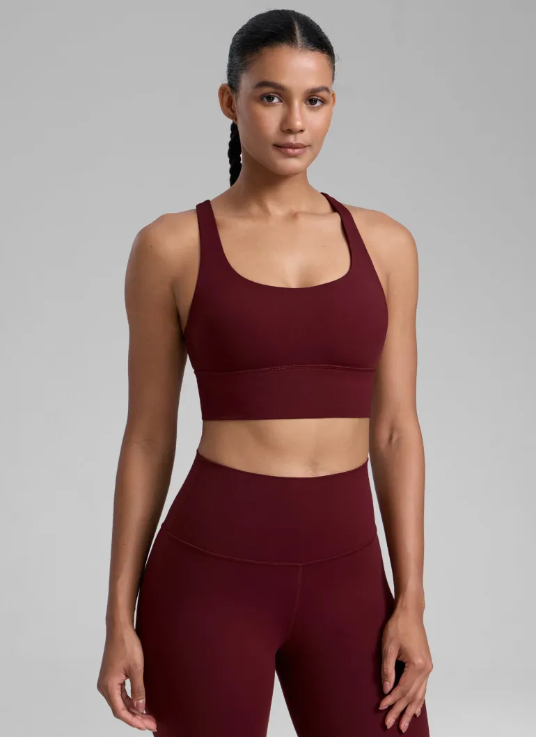 Nakedfeel Longline Criss Cross Back Bra