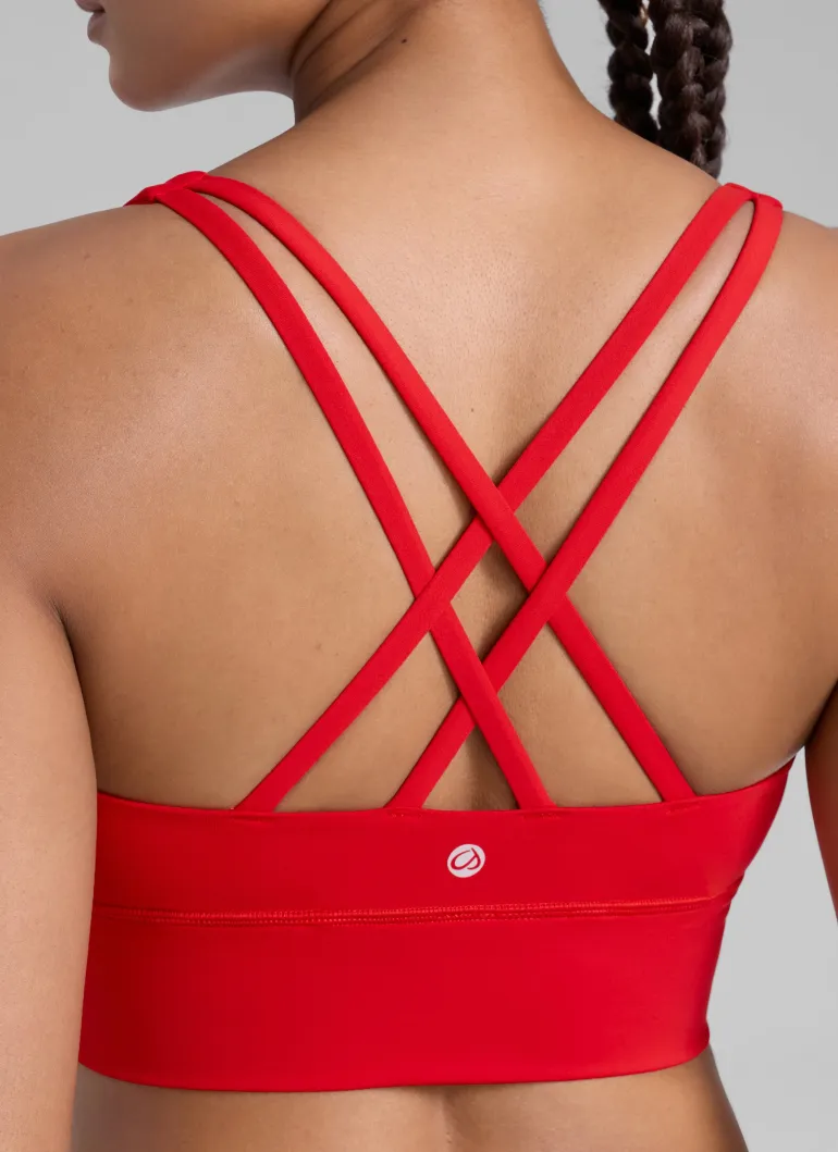 Nakedfeel Longline Criss Cross Back Bra