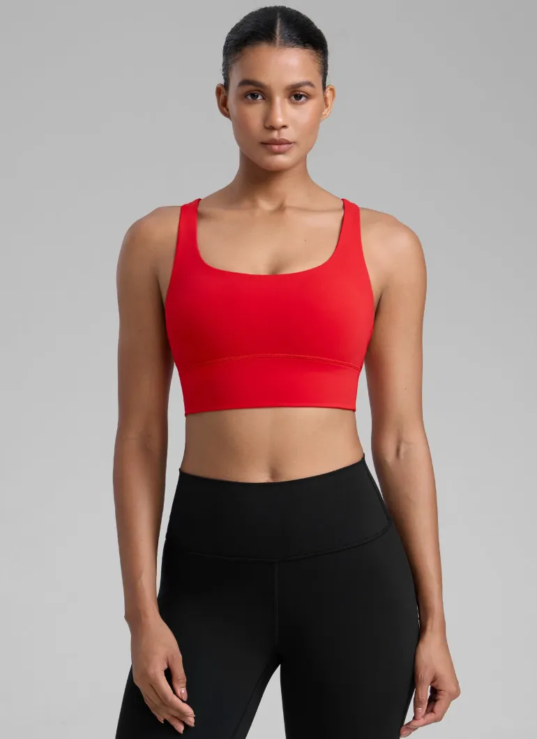 Nakedfeel Longline Criss Cross Back Bra