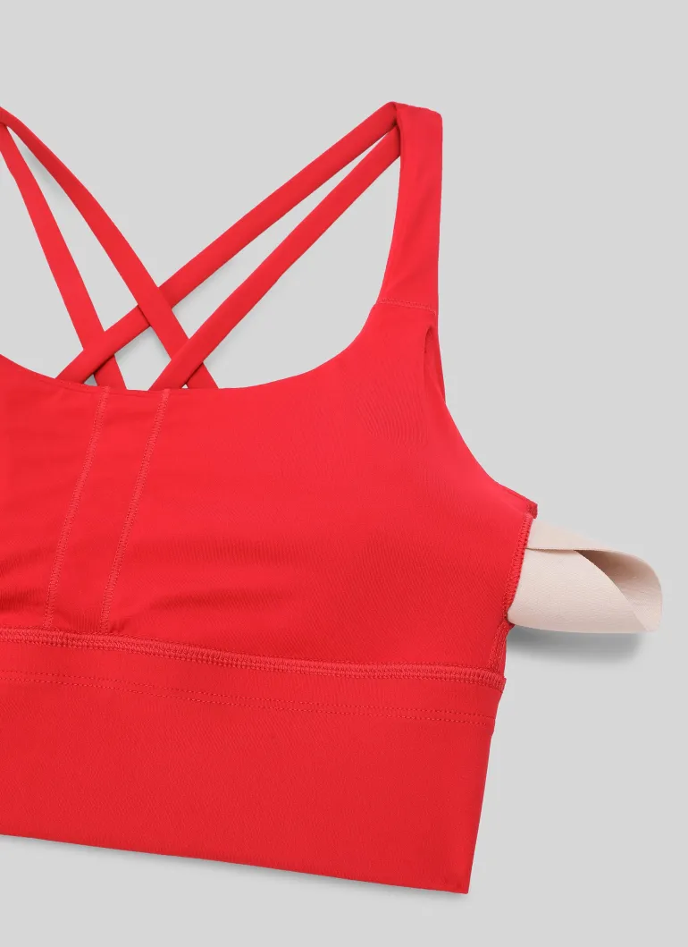 Nakedfeel Longline Criss Cross Back Bra