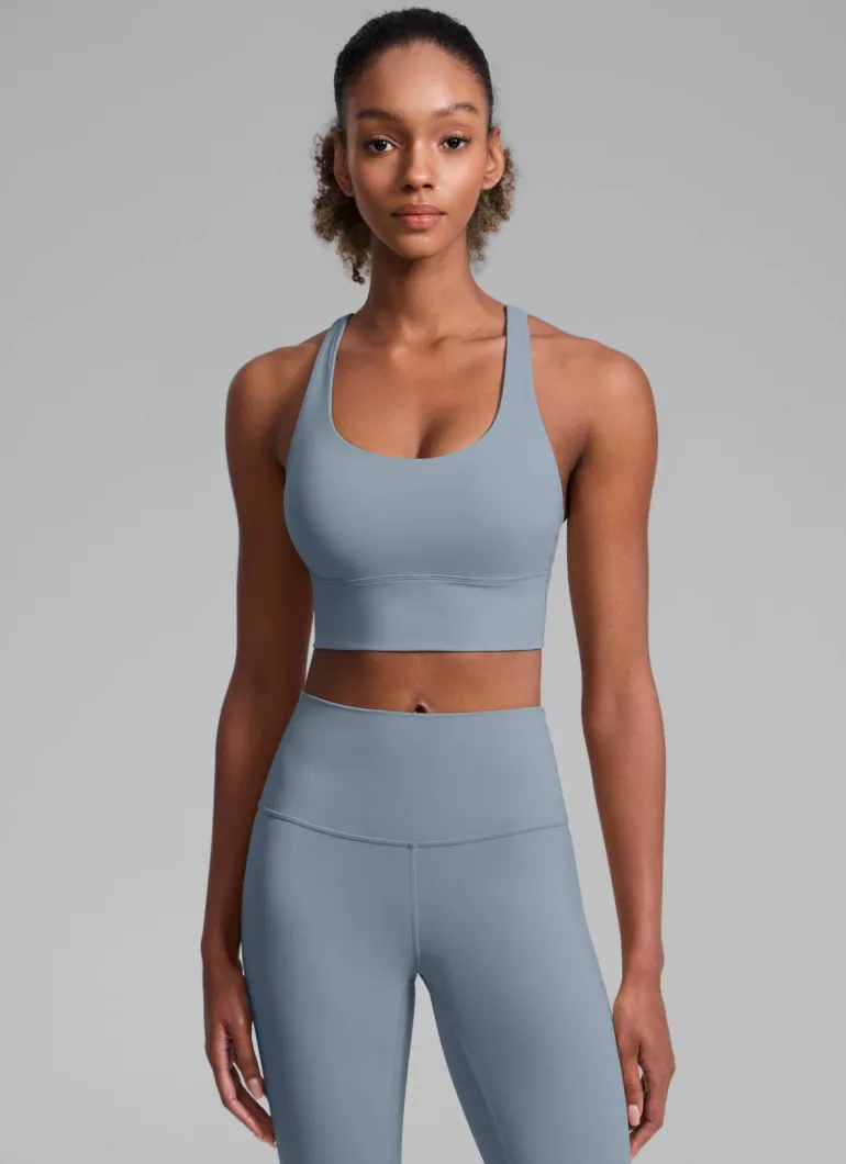 Nakedfeel Longline Criss Cross Back Bra