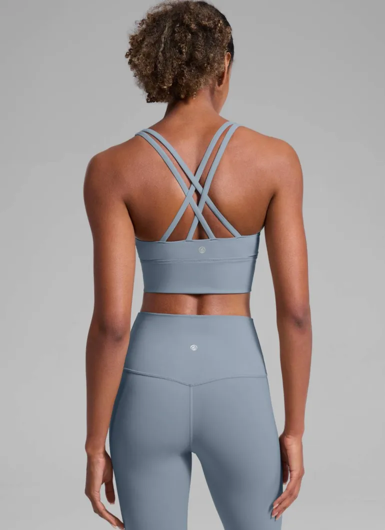 Nakedfeel Longline Criss Cross Back Bra